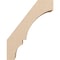 Ekena Millwork 5-inch W x 14-inch D x 18-inch H Balboa Rough Cedar Woodgrain TimberThane Knee Brace, Primed BRCUR05X14X18BOARCPR - alternate 6